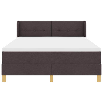 Boxspring bed Donkerbruin 140 x 200 cm Bez polling