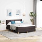 Boxspringbed 160x200 cm donkerbruin