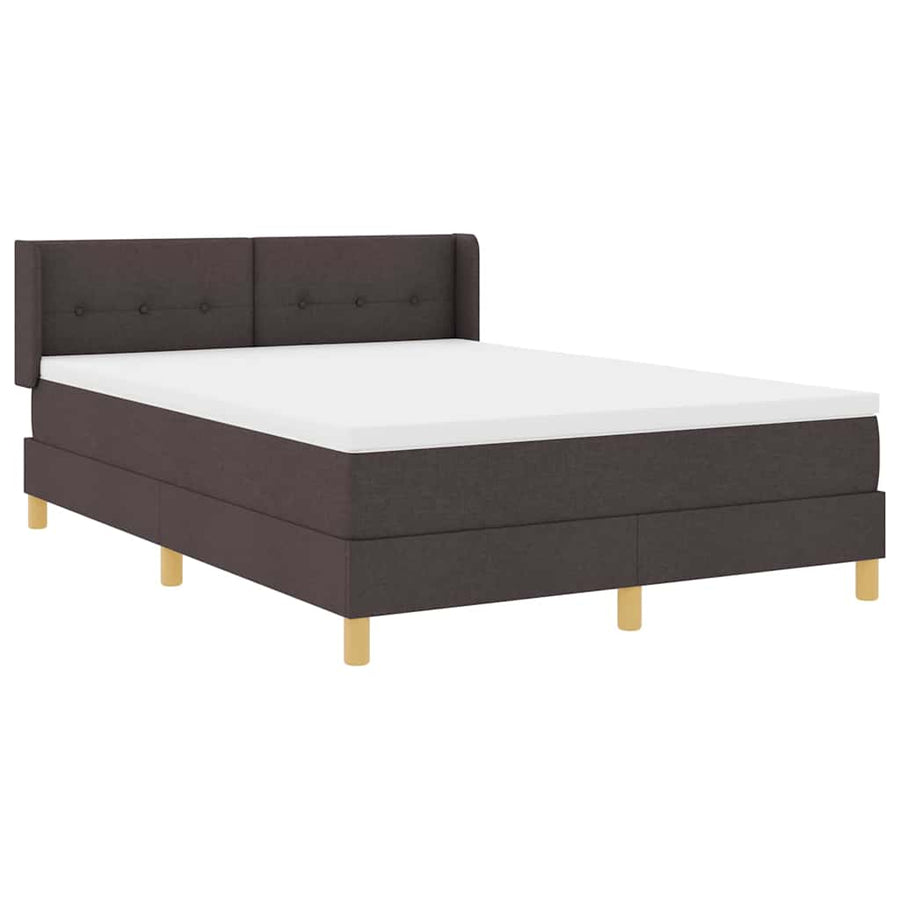 Boxspring bed Donkerbruin 160 x 200 cm Bez polling
