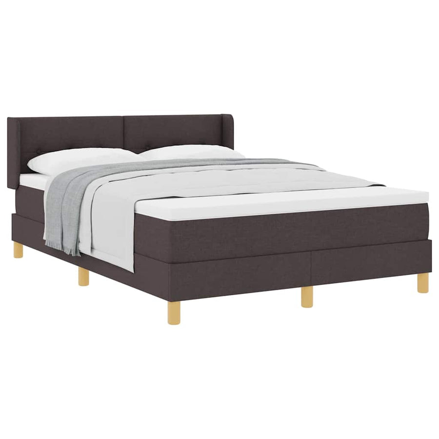 Boxspring bed Donkerbruin 160 x 200 cm Bez polling
