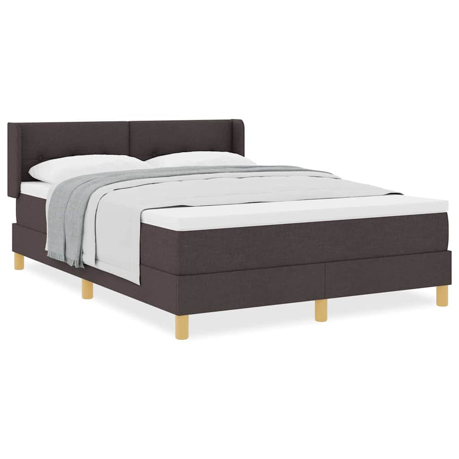 Boxspring bed Donkerbruin 160 x 200 cm Bez polling