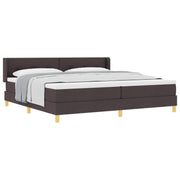 Boxspringbed met hoofdeinde 200x200 cm donkerbruin
