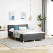 Boxspringbed 200x140 cm donkergrijs