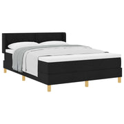 Boxspringbed zwart 200x160 cm stof