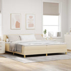 Boxspringbed met matras 200x200 cm crème