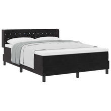 Boxspringbed met hoofdeinde Zwart 200 x 160 cm Fluweel