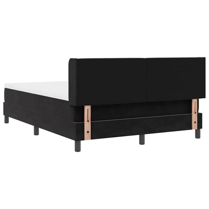 Boxspringbed met hoofdeinde Zwart 200 x 160 cm Fluweel