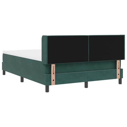 Boxspringbed met hoofdeinde Donkergroen 200 x 160 cm Fluweel