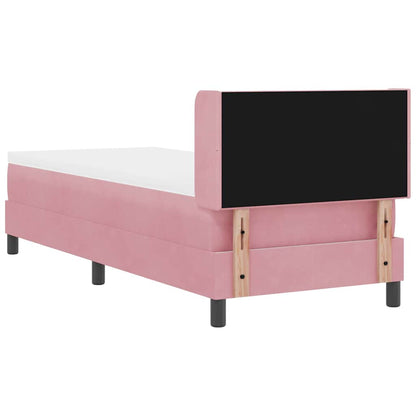 Boxspringbed met hoofdeinde Roze 200 x 80 cm Fluweel