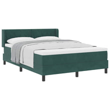 Boxspringbed met hoofdeinde Donkergroen 200 x 160 cm Fluweel