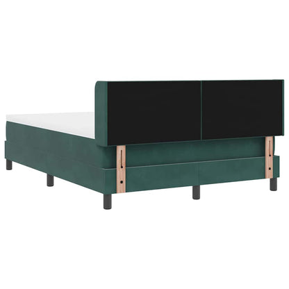Boxspringbed met hoofdeinde Donkergroen 200 x 160 cm Fluweel