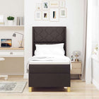 Boxspringbed 80x200 cm donkerbruin