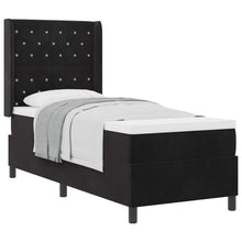 Boxspringbed met matras Zwart 80 x 200 cm Fluweel