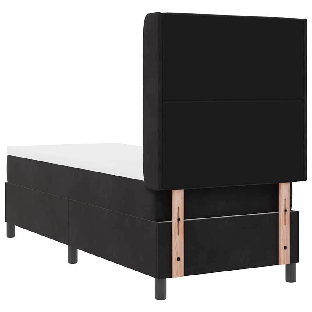 Boxspringbed met matras Zwart 80 x 200 cm Fluweel