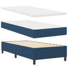 Boxspring bed 100x200 cm blauw stof