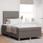 Boxspring bed met LED 120x190 cm taupe