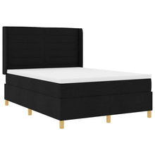 Boxspring bed met matras Zwart 160 x 200 cm Stof