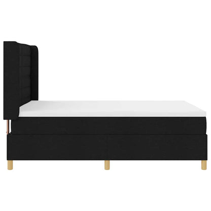 Boxspring bed met matras Zwart 160 x 200 cm Stof