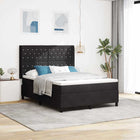 Boxspringbed 140x200 cm zwart fluweel