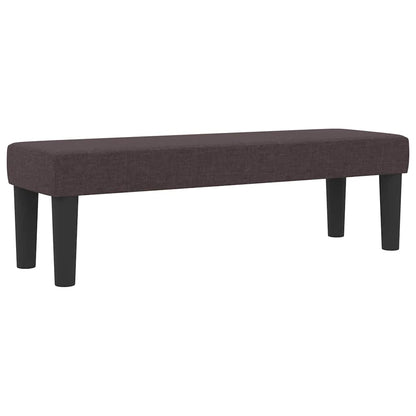 Boxspringbed met kussen Donkerbruin 120 x 190 cm Stof