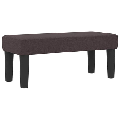 Boxspringbed met hoofdeinde Donkerbruin 80 x 200 cm Stof
