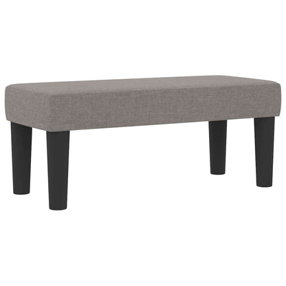 Boxspringbed met hoofdeinde Taupe 80 x 200 cm Stof