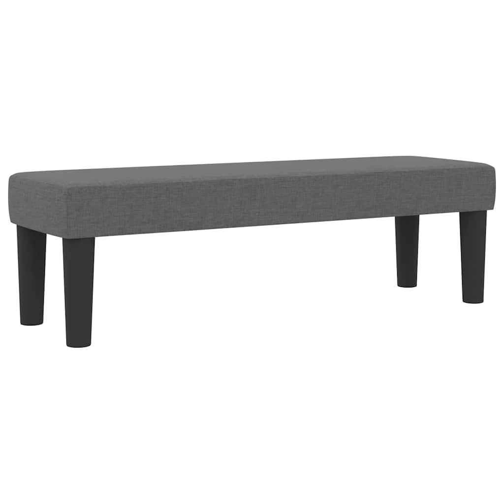 Boxspringbed met matras Donkergrijs 120 x 190 cm Stof