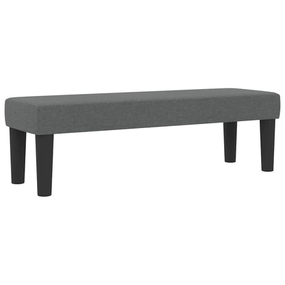 Boxspringbed met matras Donkergrijs 120 x 190 cm Stof