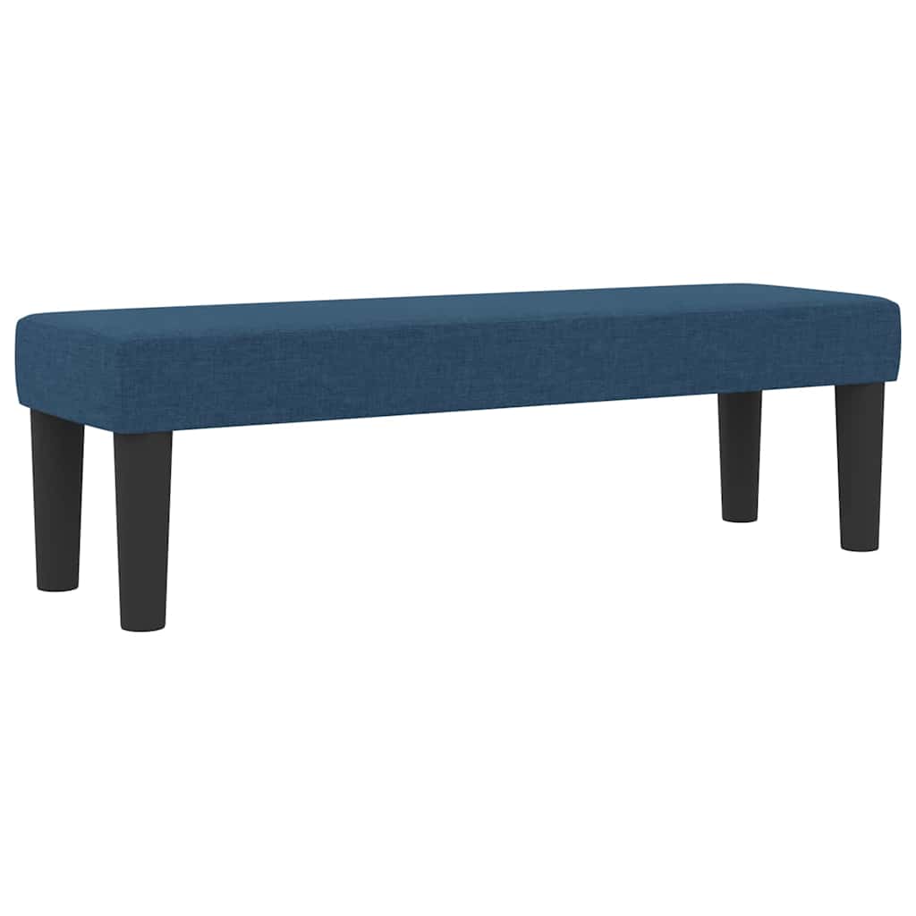 Boxspring bed met matras Blauw 160 x 200 cm Stof & Bewerkt hout