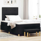 Boxspring bed 120x200 cm zwart