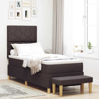 Boxspring bed 80x200 cm donkerbruin