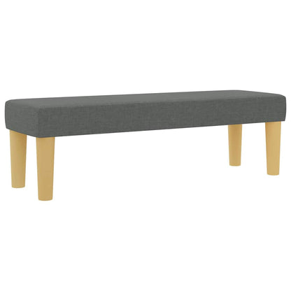 Boxspring bed met matras Donkergrijs 120 x 190 cm Stof