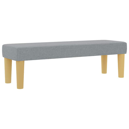 Boxspring bed met matras Lichtgrijs 160 x 200 cm Stof