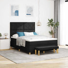 Boxspring bed 160x200 cm zwart met hoofdeinde