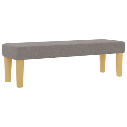 Boxspring bed met hoofdeinde Taupe 180 x 200 cm Stof