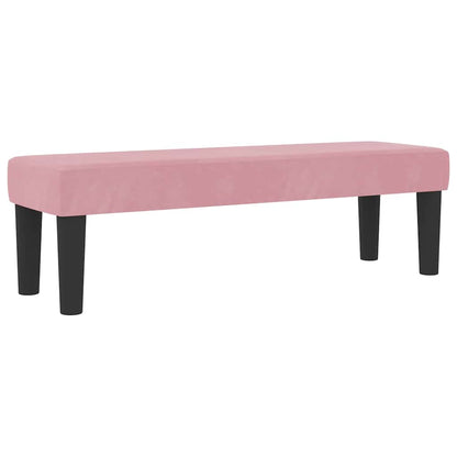 Boxspring bed met hoofdeinde Roze 190 x 140 cm Fluweel