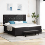 Boxspring bed 200x200 cm zwart fluweel
