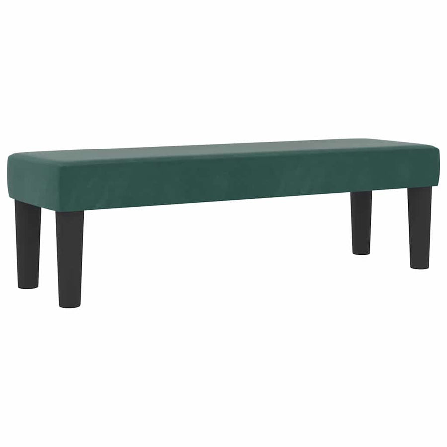 Boxspring bed met matras Donkergroen 160 x 200 cm Fluweel