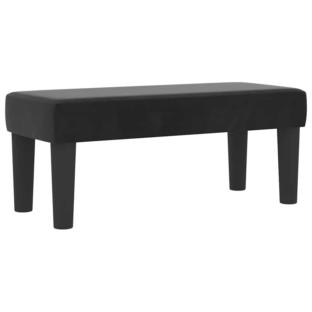 Boxspring bed met hoofdeinde Zwart 200 x 80 cm Fluweel