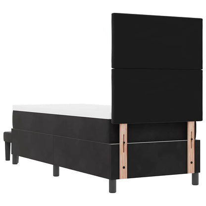 Boxspring bed met hoofdeinde Zwart 200 x 80 cm Fluweel