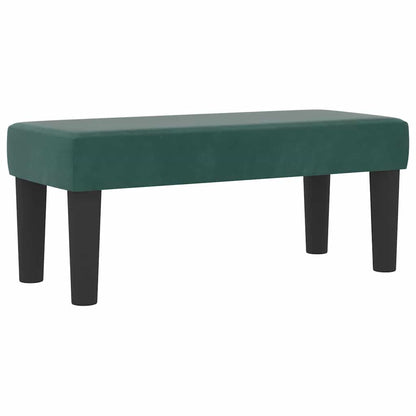 Boxspring bed met matras Donkergroen 90 x 190 cm Fluweel