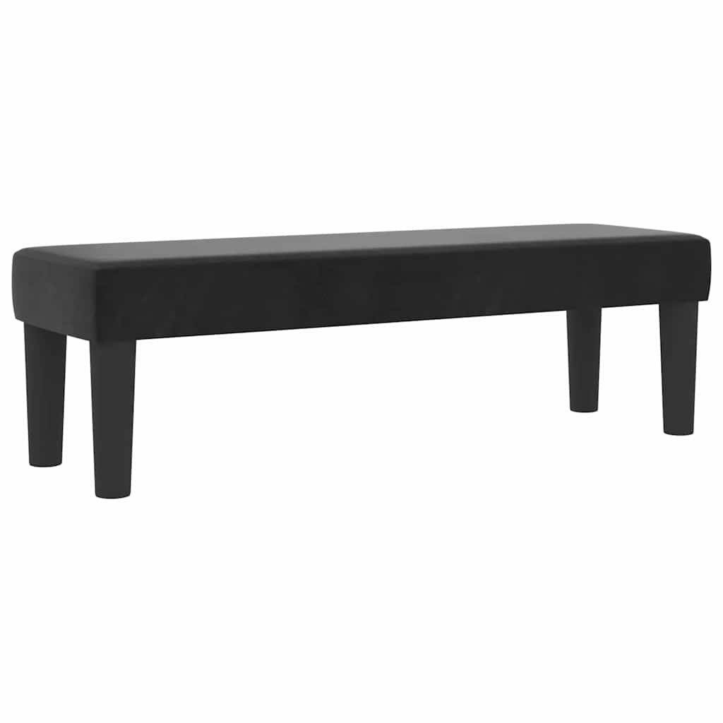 Boxspring bed met hoofdeinde Zwart 190 x 120 cm Fluweel