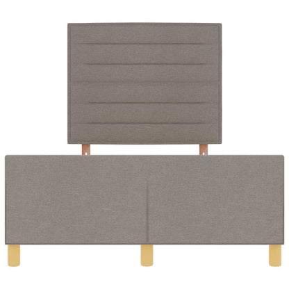 Bedframe Met Hoofdeinde Stof Taupe 120 x 190 cm