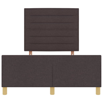 Bedframe met hoofdeinde Donkerbruin 160 x 200 cm Stof