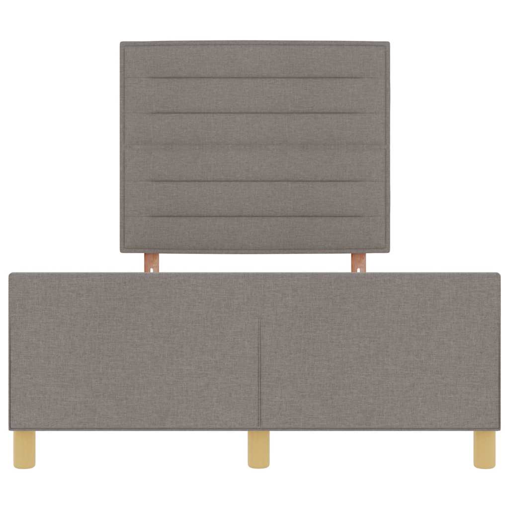 Bedframe met hoofdeinde Taupe 160 x 200 cm Stof