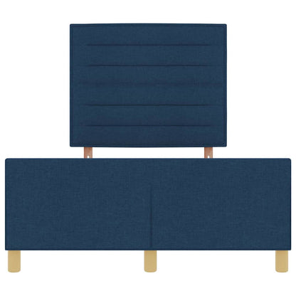 Bedframe met hoofdeinde Blauw 160 x 200 cm Stof