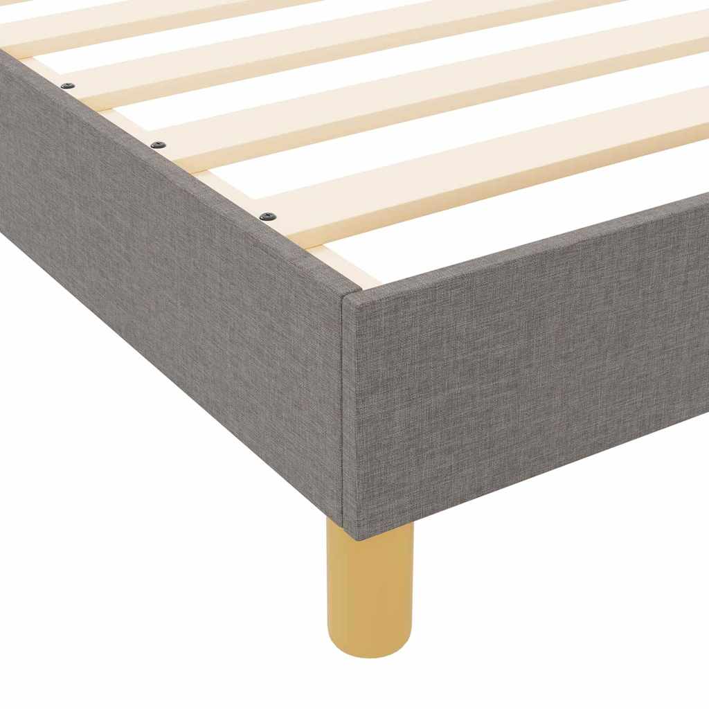 Bedframe met hoofdeinde Taupe 100 x 200 cm Stof
