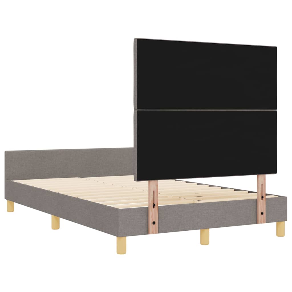 Bedframe met hoofdeinde Taupe 120 x 200 cm Stof