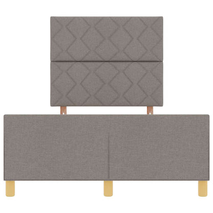 Bedframe met hoofdeinde Taupe 120 x 200 cm Stof