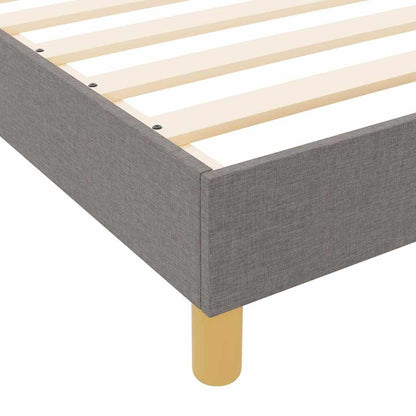 Bedframe met hoofdeinde Taupe 140 x 200 cm Stof